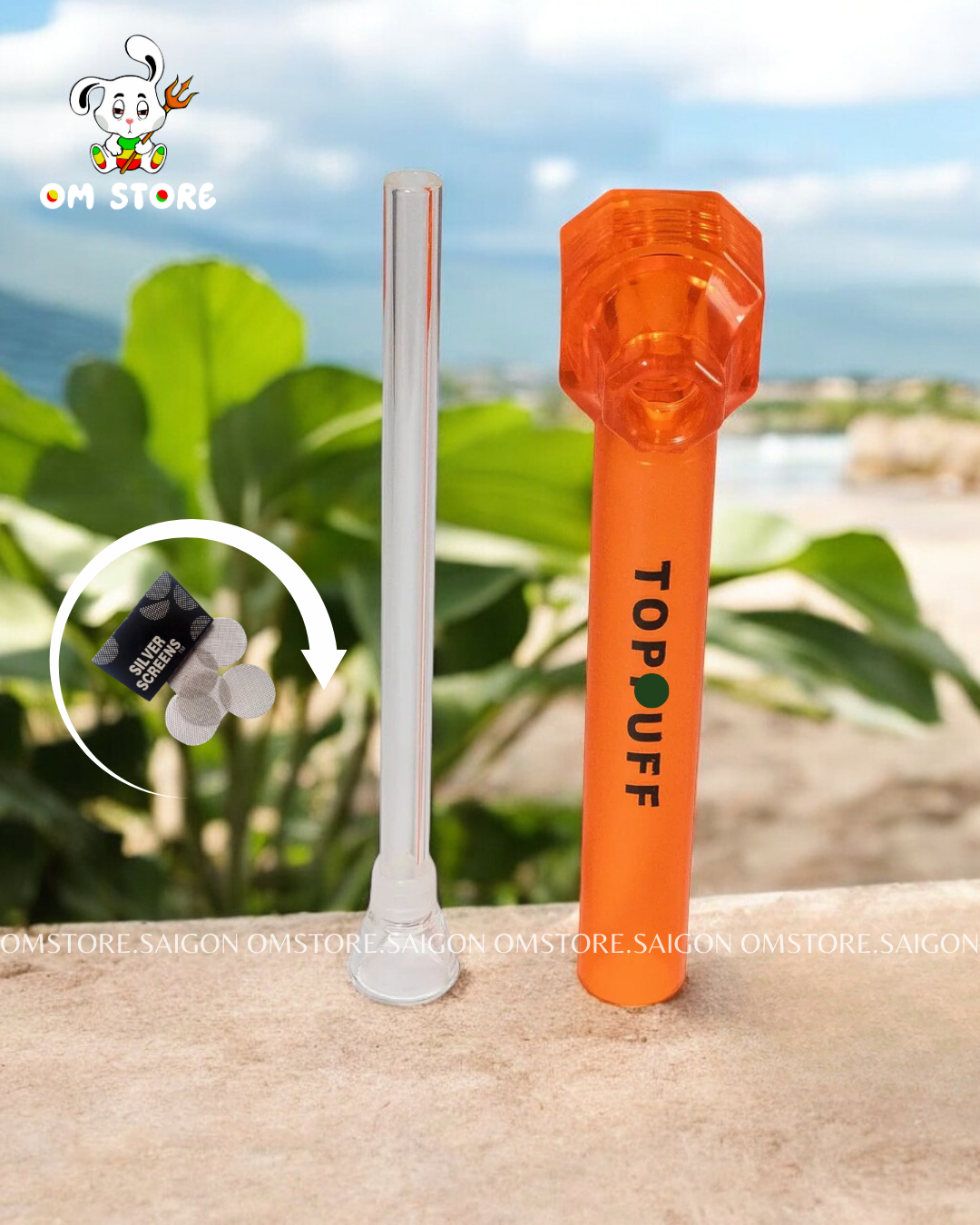Ống hút OM® TopPuff Pipe (Freeship hôm nay)