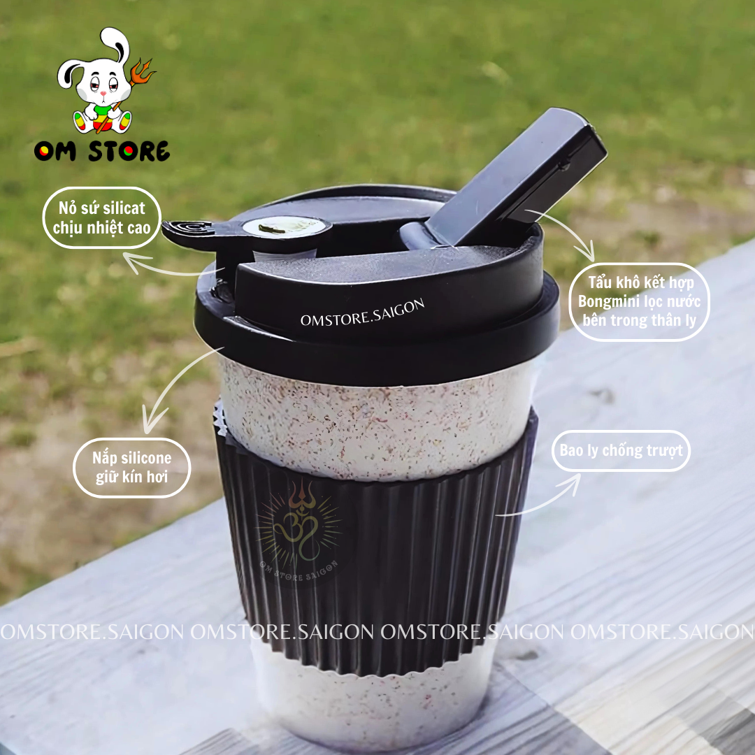 Cup coffee OM® USA Ngụy Trang (Freeship hôm nay)