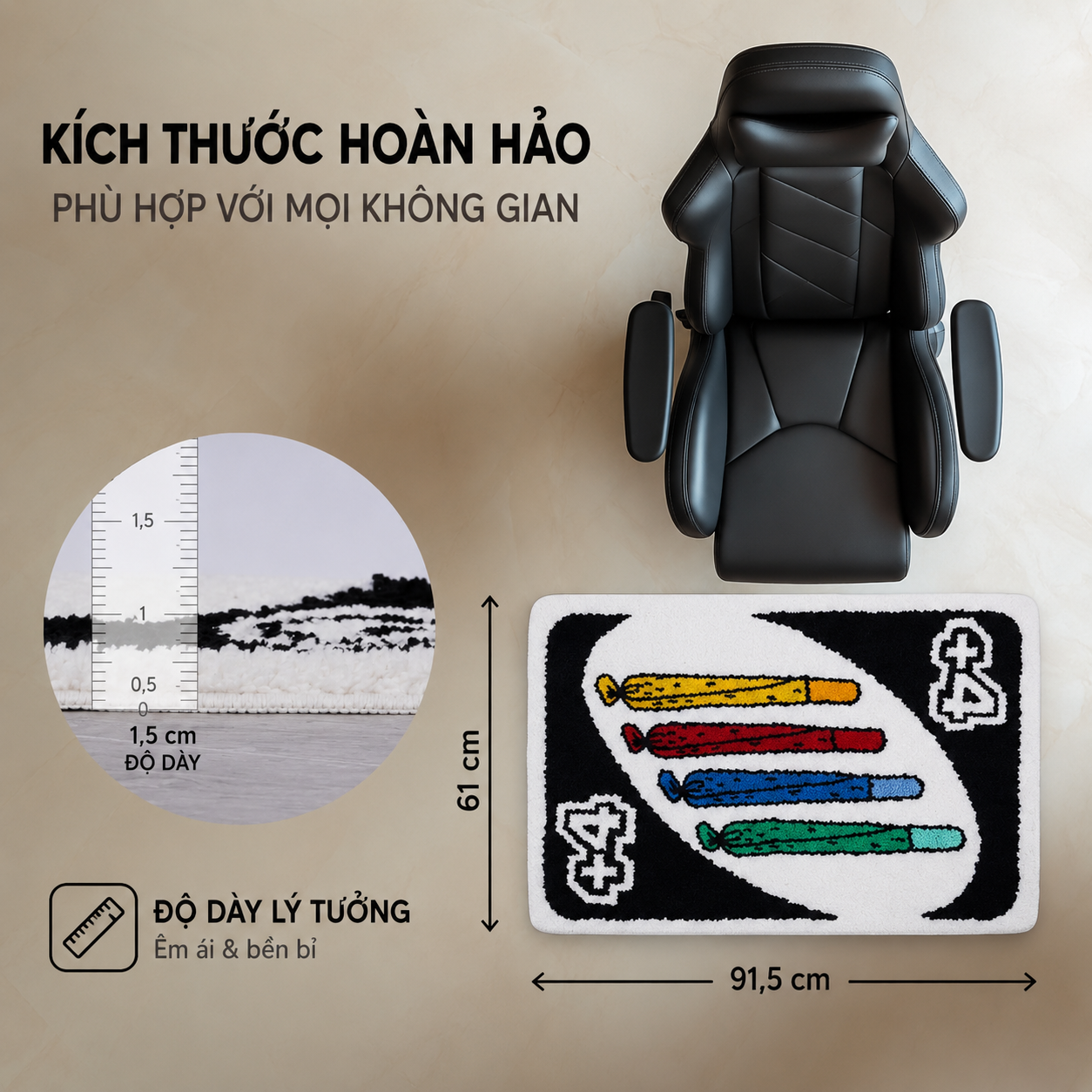Thảm lông +4 (60cmx90cm)