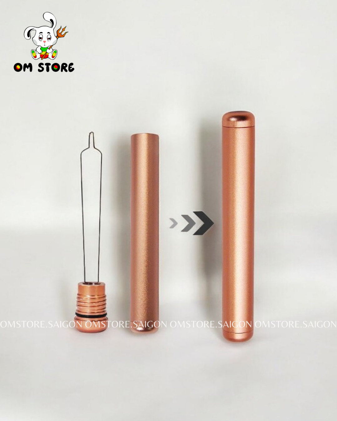 (Freeship) Ống trữ  OM® Retro Metal Tube