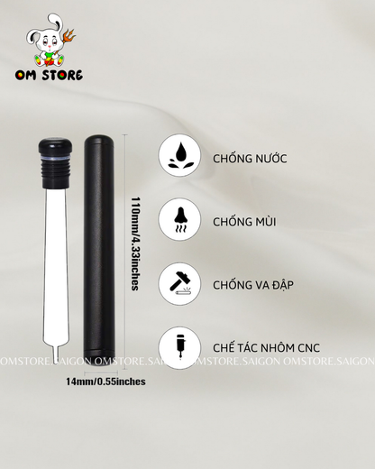 (Freeship) Ống trữ  OM® Retro Metal Tube